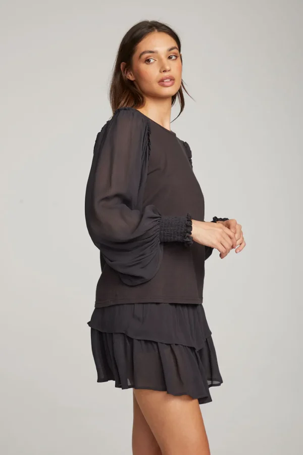 Shop Clyde Licorice Blouse Women Loungewear | Tops