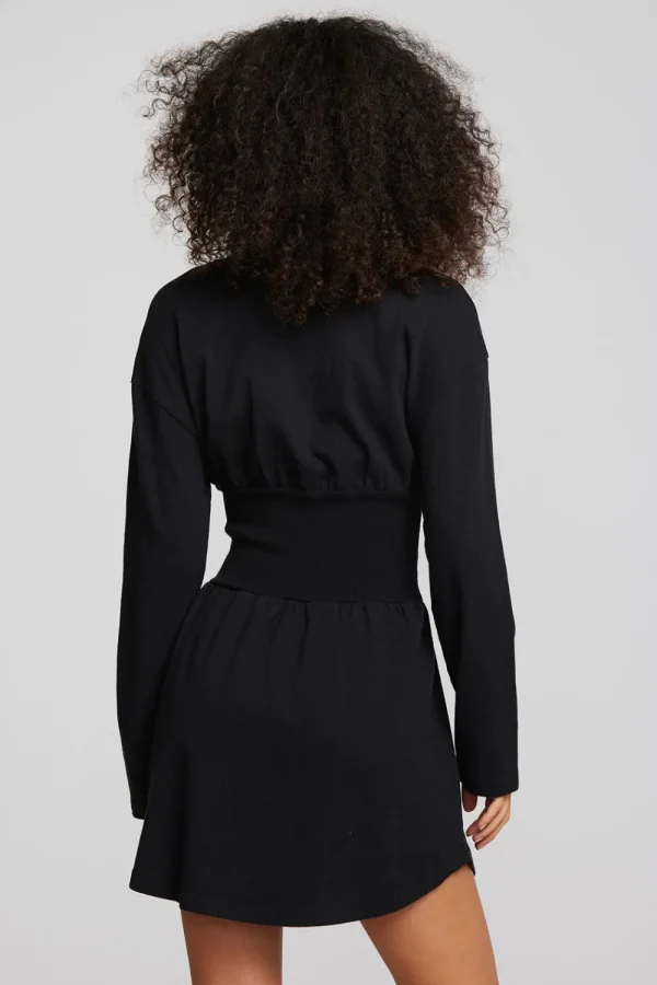 Shop Coast Cotton Jersey Long Sleeve Mini Dress Women Dresses