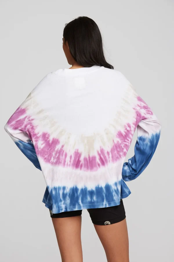 Sale Coast Cotton Jersey Long Sleeve Tee With Blousant Sleeves And Rib Women Tops