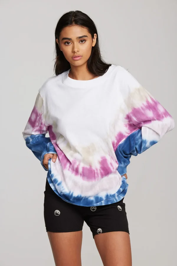 Sale Coast Cotton Jersey Long Sleeve Tee With Blousant Sleeves And Rib Women Tops