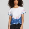 New Coast Cotton Jersey Oversized Crew Neck Tee Women Tops