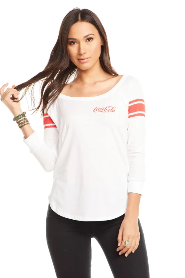 Flash Sale Coca Cola - Collegiate Coke Women Graphics | Tops