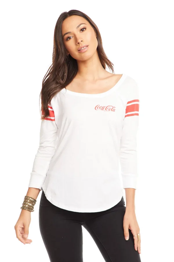 Flash Sale Coca Cola - Collegiate Coke Women Graphics | Tops