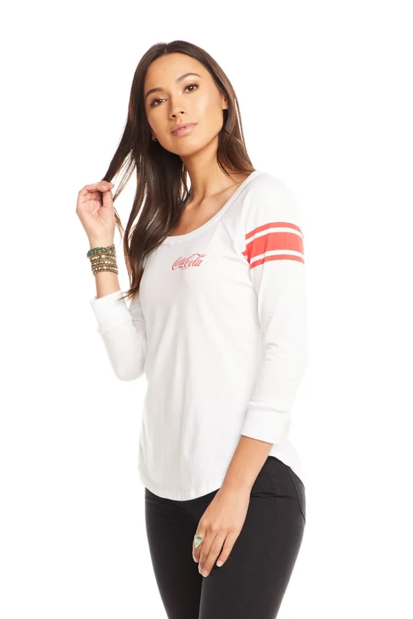Flash Sale Coca Cola - Collegiate Coke Women Graphics | Tops