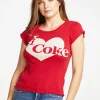 Sale Coca Cola - I Heart Coke Women Tops | Graphics