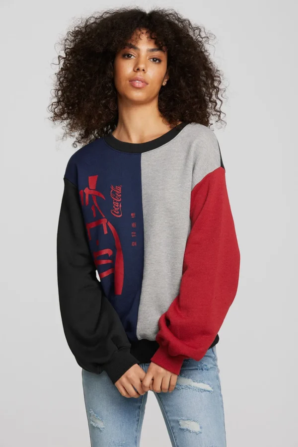 Cheap Coca Cola - Japanese Logo Color Block Women Loungewear | Graphics