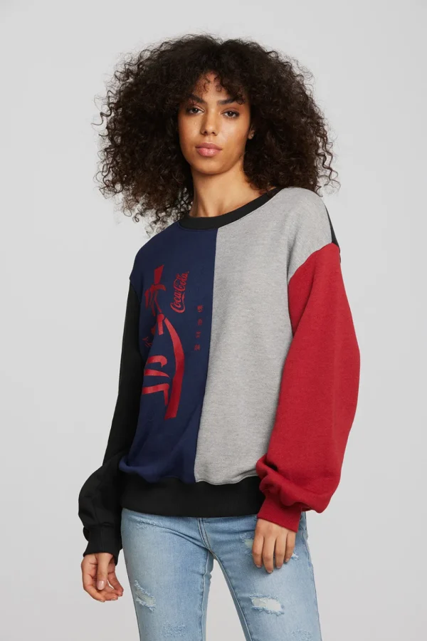 Cheap Coca Cola - Japanese Logo Color Block Women Loungewear | Graphics