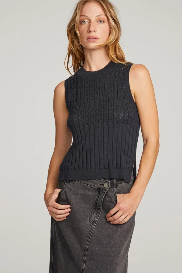 Store Cody Licorice Tank Women Loungewear | Tops
