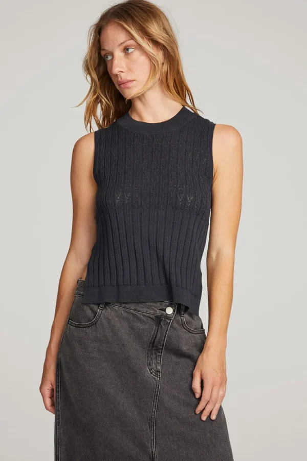Store Cody Licorice Tank Women Loungewear | Tops
