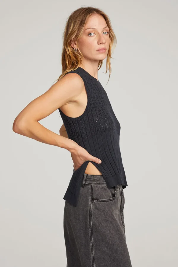 Store Cody Licorice Tank Women Loungewear | Tops