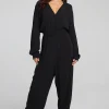 Shop Colette Shadow Black Jumpsuit Women Loungewear | Bottoms