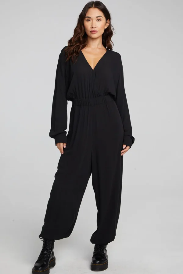 Shop Colette Shadow Black Jumpsuit Women Loungewear | Bottoms
