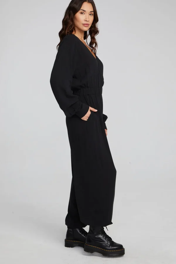 Shop Colette Shadow Black Jumpsuit Women Loungewear | Bottoms