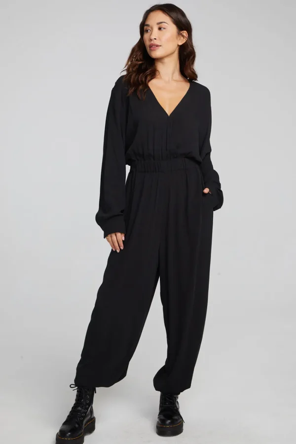 Shop Colette Shadow Black Jumpsuit Women Loungewear | Bottoms