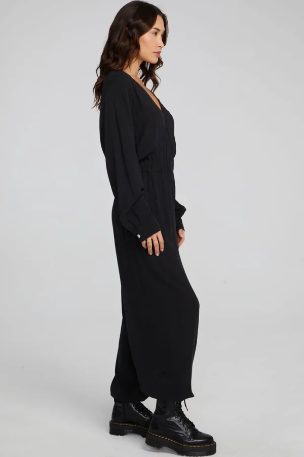 Shop Colette Shadow Black Jumpsuit Women Loungewear | Bottoms
