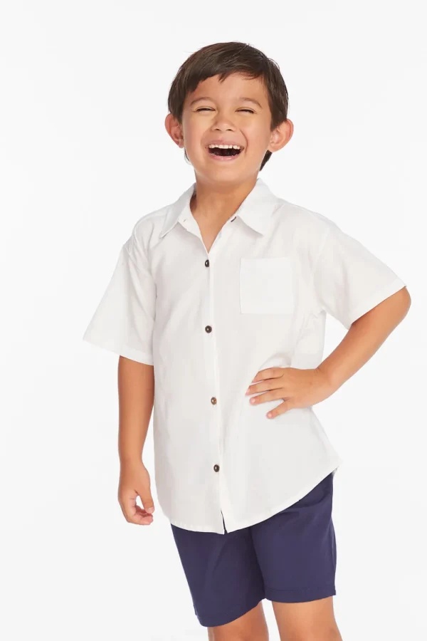 Store Collared White Button Down Boys Shirt Kids/BOY Boys