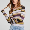 Store Collins Haight Street Stripe Top Women Outerwear | Loungewear