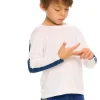 Clearance Color Blocked Crewneck Bolt Long Sleeve Tee Kids/BOY Boys