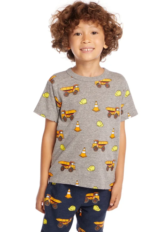 Sale Construction Zone Boys Crew Neck Tee Kids/BOY Boys