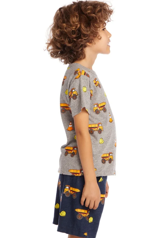Sale Construction Zone Boys Crew Neck Tee Kids/BOY Boys