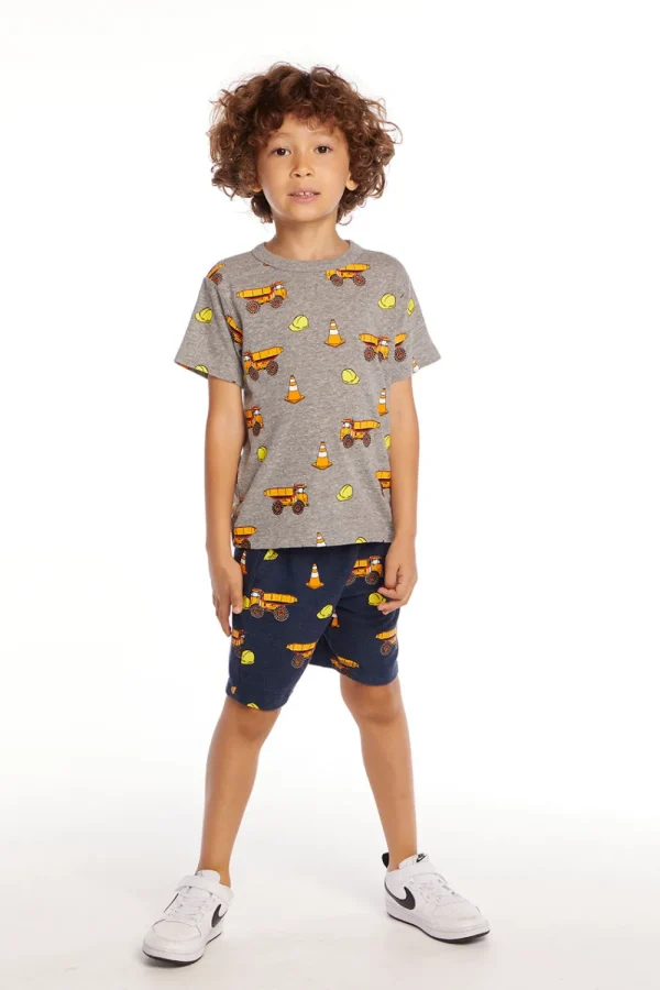 Sale Construction Zone Boys Crew Neck Tee Kids/BOY Boys
