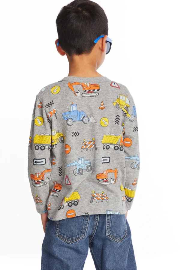 Cheap Construction Zone Long Sleeve Tee Kids/BOY Boys