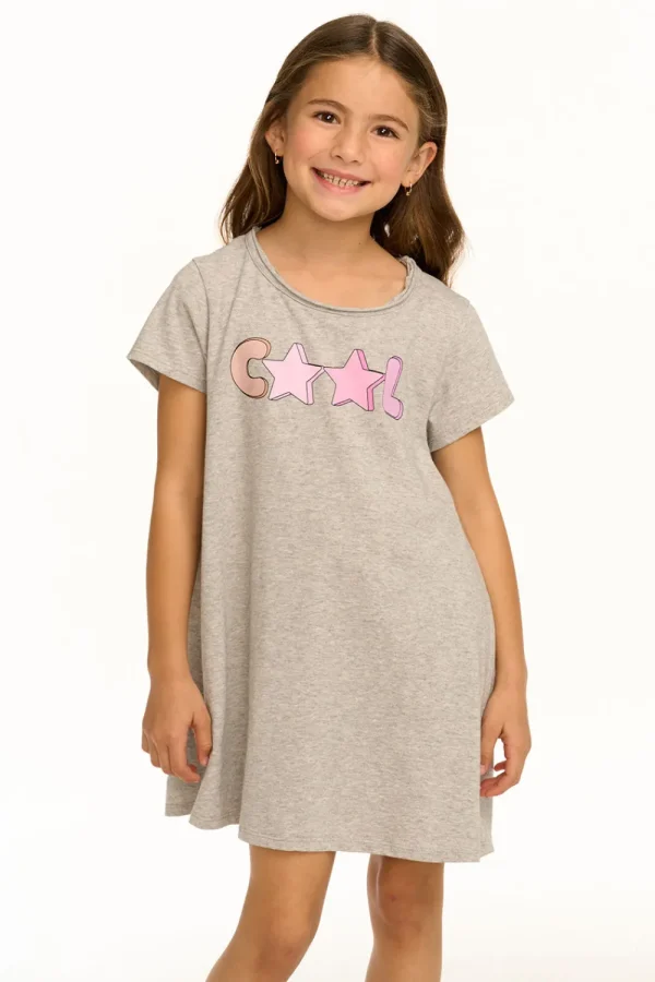 Best Cool Star T-Shirt Dress Kids Girls