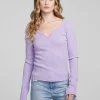 Online Cooper Digital Lavender Long Sleeve Women Loungewear | Tops