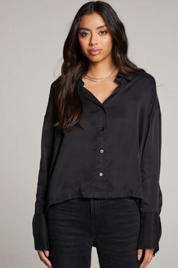 Sale Corall Licorice Button Up Women Loungewear | Tops