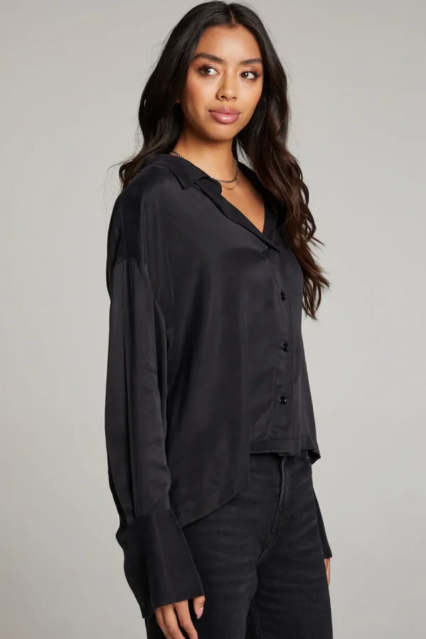 Sale Corall Licorice Button Up Women Loungewear | Tops