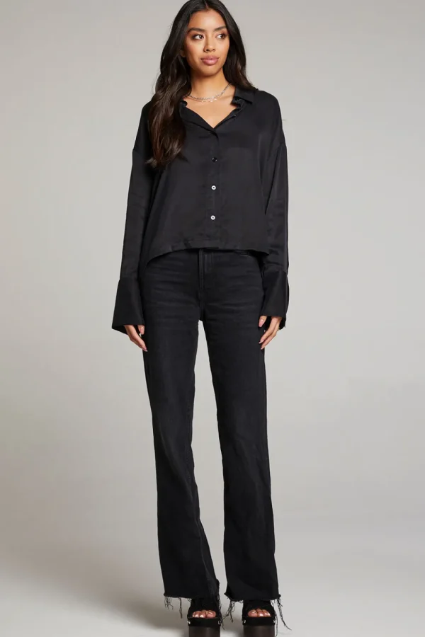 Sale Corall Licorice Button Up Women Loungewear | Tops