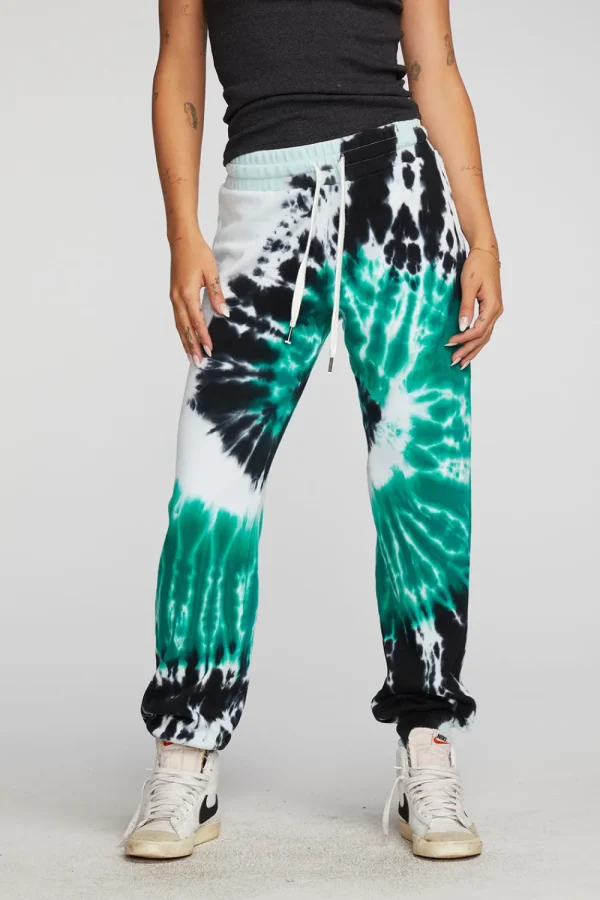 New Cotton Fleece Joggers With Rib And Shoestring Tie Women Bottoms