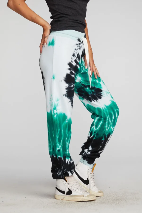 New Cotton Fleece Joggers With Rib And Shoestring Tie Women Bottoms