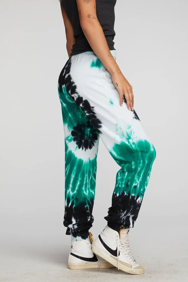 New Cotton Fleece Joggers With Rib And Shoestring Tie Women Bottoms