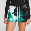 New Cotton Fleece Shorts With Shoestring Tie Women Bottoms