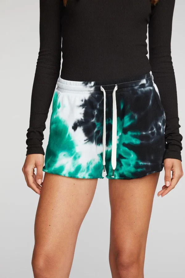 New Cotton Fleece Shorts With Shoestring Tie Women Bottoms