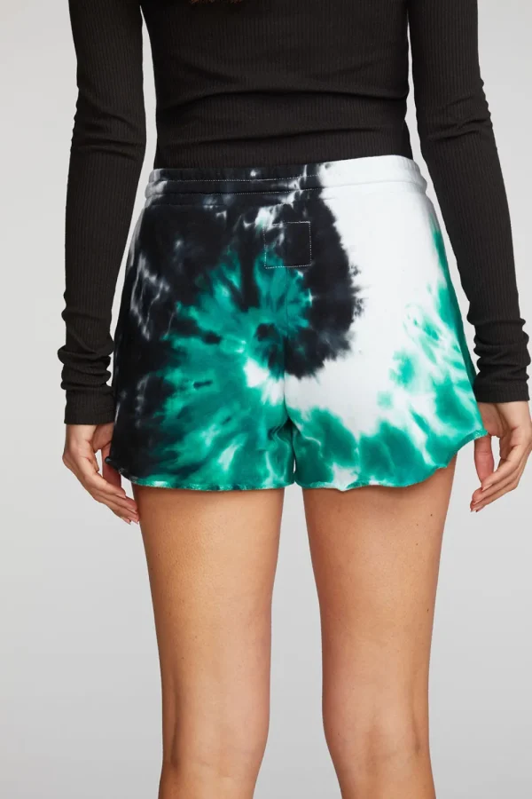 New Cotton Fleece Shorts With Shoestring Tie Women Bottoms
