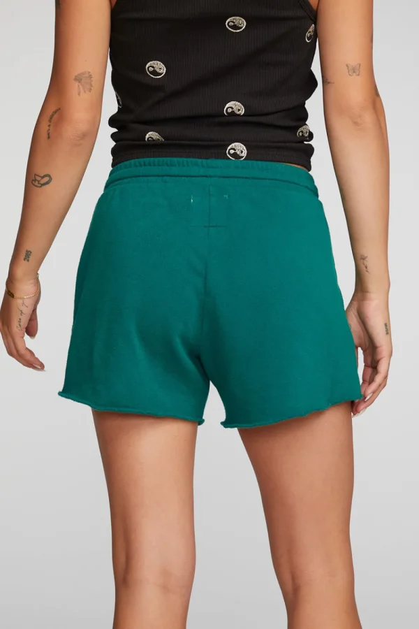 Hot Cotton Fleece Shorts With Shoestring Tie Women Bottoms
