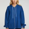 Sale Cotton Fleece Zip Up Hoodie Women Outerwear | Tops