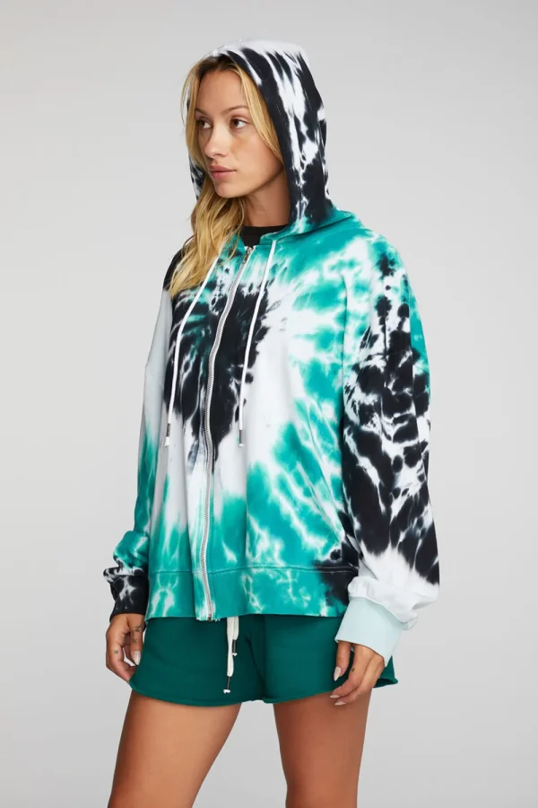 Clearance Cotton Fleece Zip Up Hoodie Women Outerwear | Tops