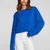 Sale Cotton Jersey Cropped Long Sleeve Tee Women Loungewear | Tops