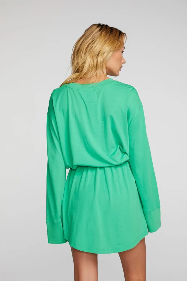 Store Cotton Jersey Mini Dress With Wide Sleeves Women Loungewear | Dresses