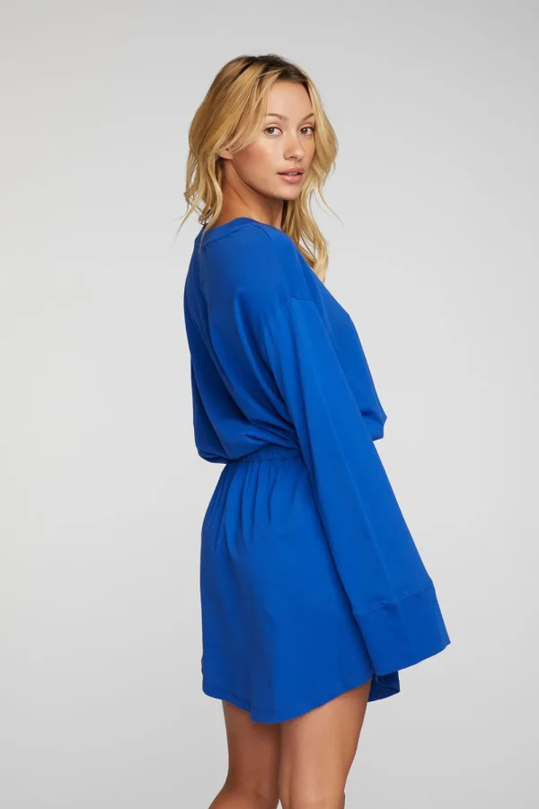 Sale Cotton Jersey Mini Dress With Wide Sleeves Women Loungewear | Dresses
