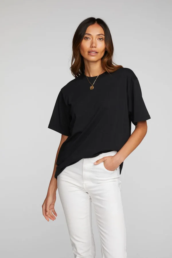 Cheap Cotton Jersey Short Sleeve Crewneck Tee Women Loungewear | Tops