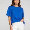 Store Cotton Jersey Short Sleeve Crewneck Tee Women Loungewear | Tops