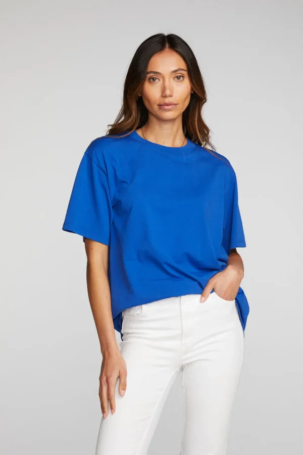 Store Cotton Jersey Short Sleeve Crewneck Tee Women Loungewear | Tops