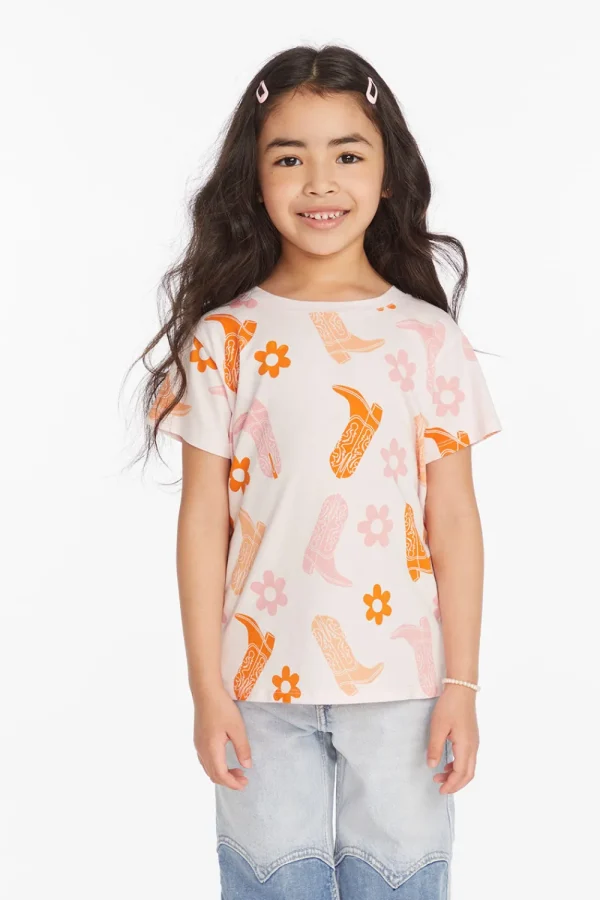 Discount Cowgirl Boots Girls Tee Kids Girls
