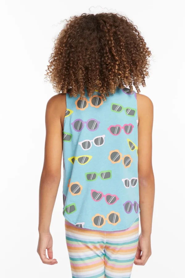 Best Sale Crazy Sunglasses Girls Vintage Jersey Shirttail Muscle Kids Girls