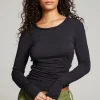 Sale Crime Licorice Long Sleeve Women Loungewear | Tops