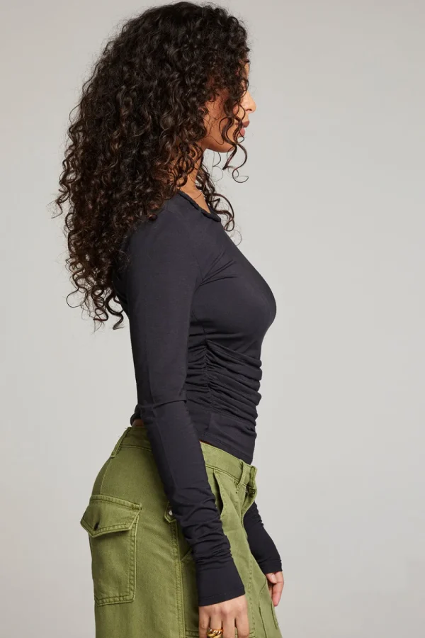 Sale Crime Licorice Long Sleeve Women Loungewear | Tops
